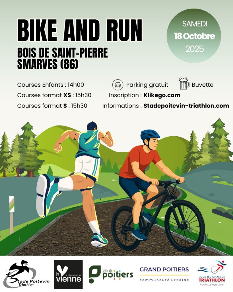 Image de promotion du run and bike des bois de Saint Pierre
